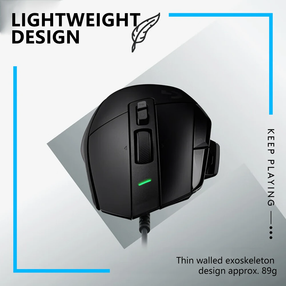 Logitech G502 X Wired Optical Mouse Lightsync RGB Optical Gaming Mice 25600dpi Adjustable 13 Buttons for Computer Laptop enlarge