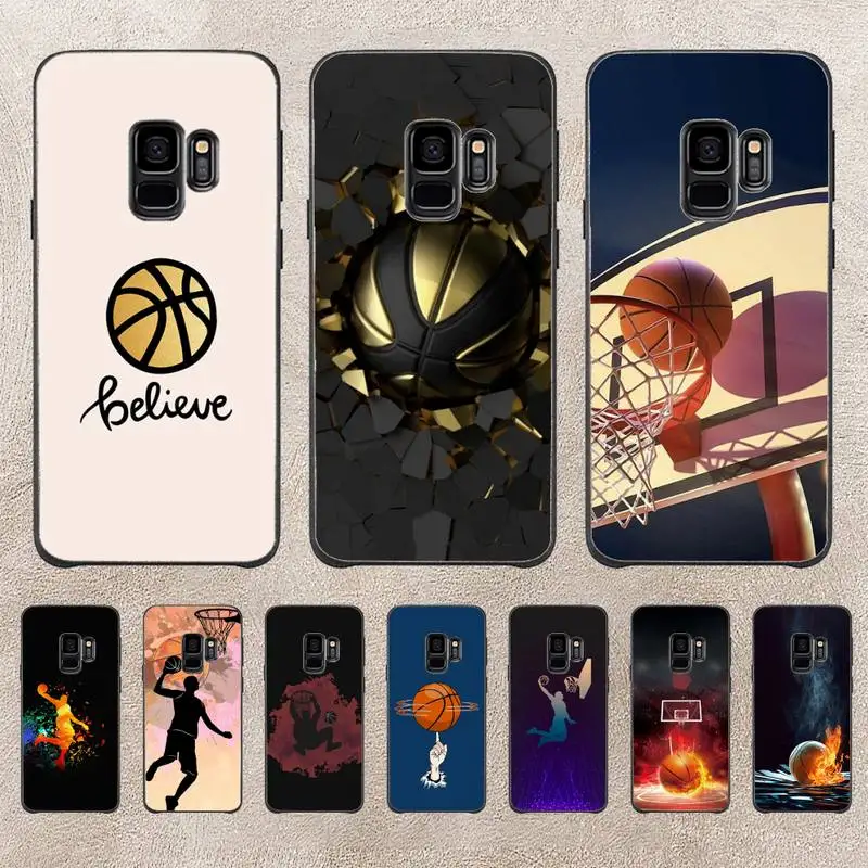 

Basketballs Phone Case For Samsung Galaxy A51 A50 A71 A21s A71 A41 A70 A30 A22 A02s A53 A72 A73 5G Cover