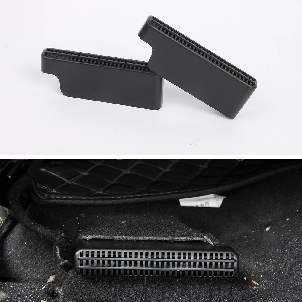 

JXKaFa for Jeep Wrangler JL 2018+ Car Seat Down Air Conditioner Outlet Vent Protection Cover Trim ABS Car Accessories