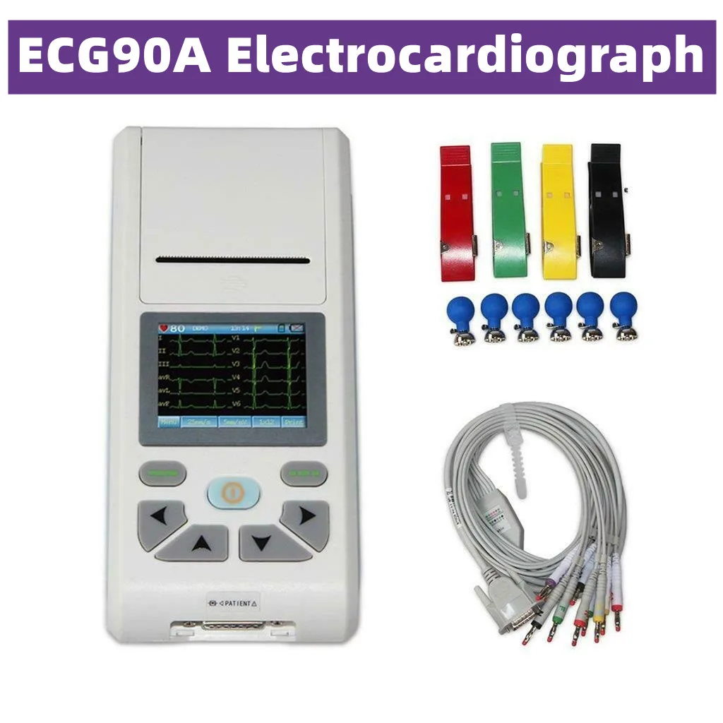 

CONTEC 12-Channel ECG/EKG 90A Machine Electrocardiograph, PC Software, Touch Screen ECG90A