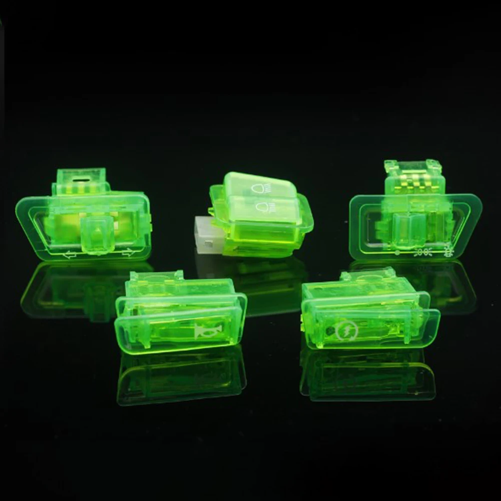 

5 Pcs Motorcycle Switch Accessories Color Headlight Turn Switch Three-line Far And Near Dimming Horn Zhongsha Start Switch