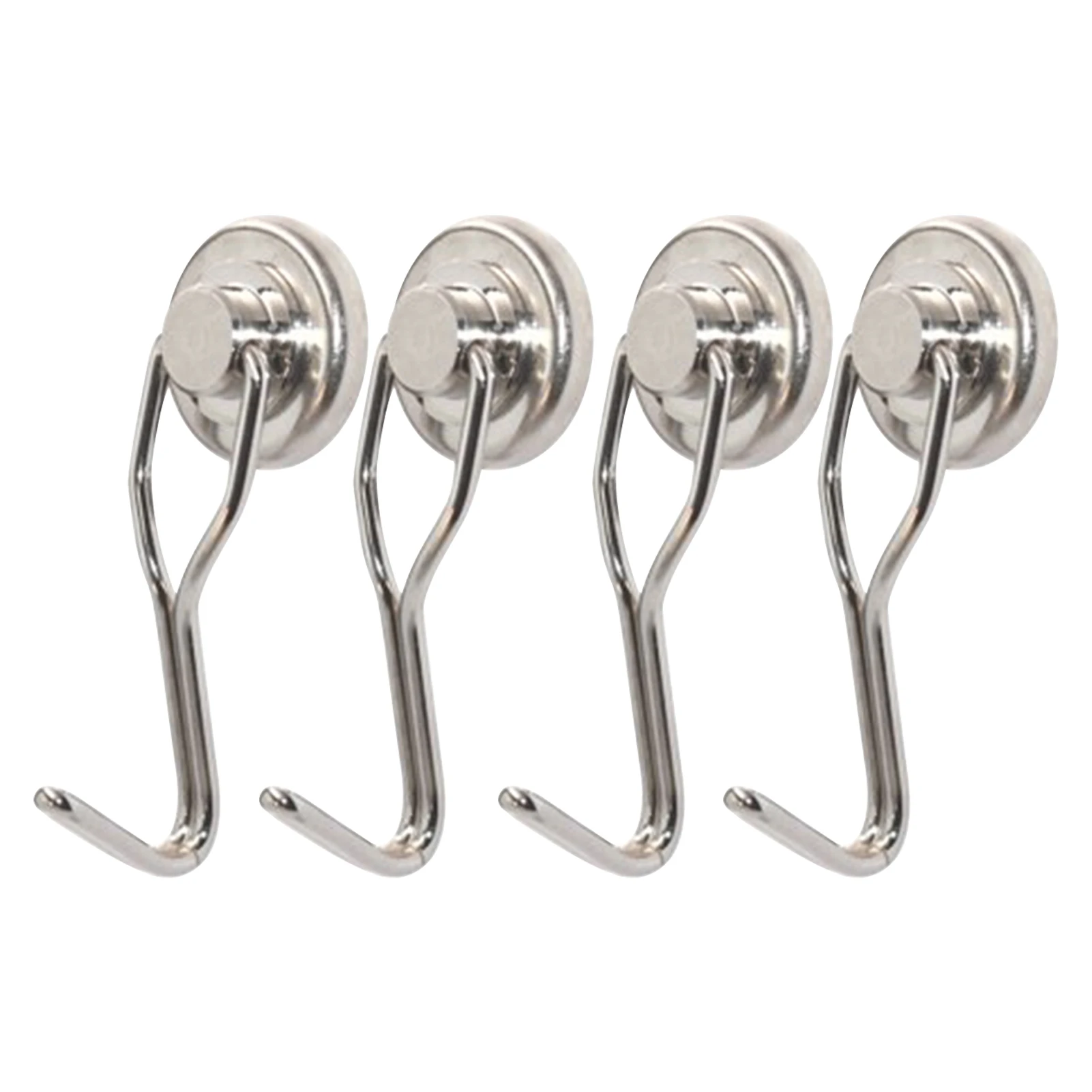 

4pcs Swing Bedroom Storage Rack 360 Degrees Rotating Door Office Heavy Duty Magnetic Hook Refrigerator Indoor Metal Kitchen