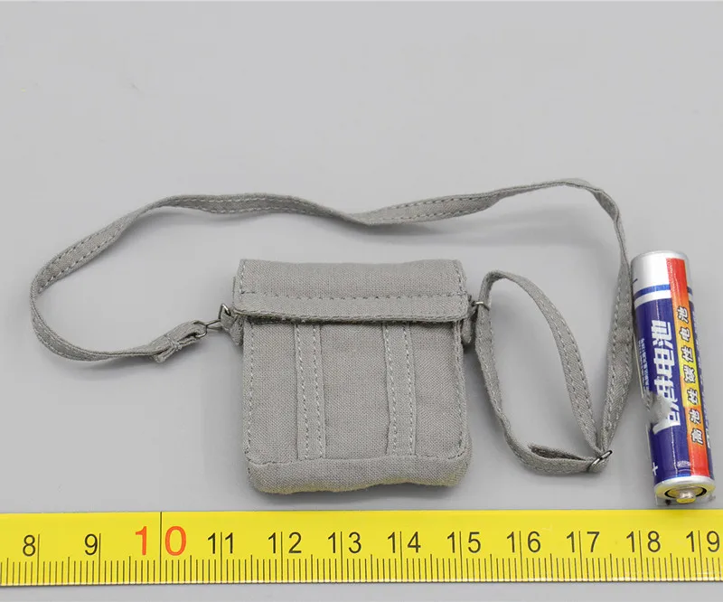 

1/6 Scale CHN-012 WWII Asia Force Army Crops Satchel Shoulder Crossbody Bag Model for 12''Action Figures DIY Accessories