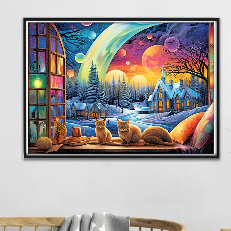 Рождественский адвент-пазл календарь 3 кота 6 дней рождественский обратный