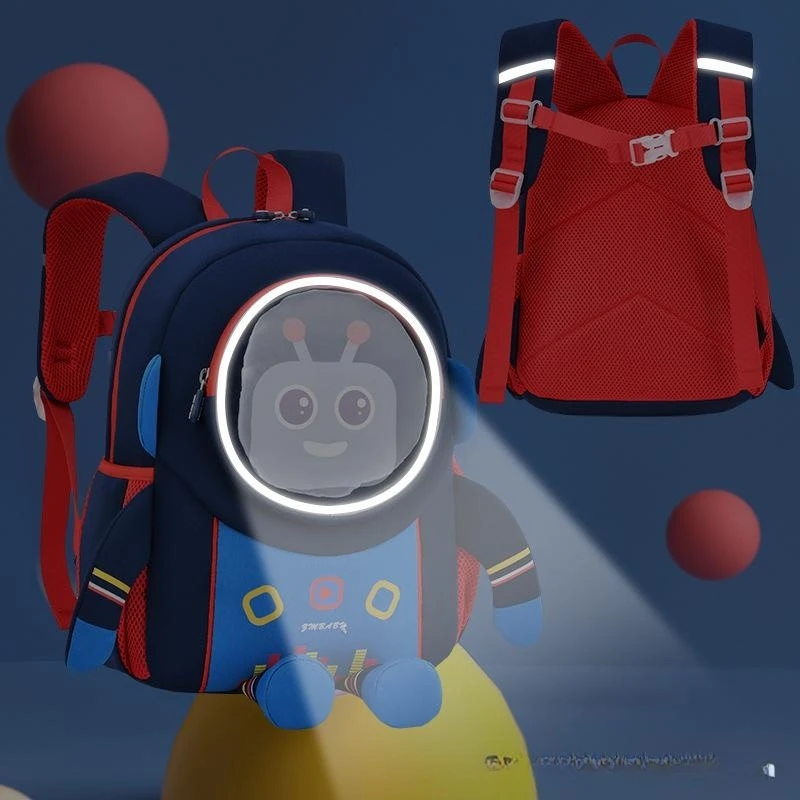 New Schoolbag Kindergarten Cartoon Book Bag Diving Material Lightweight Mini Backpack Children's Bag Anime Shoulder School