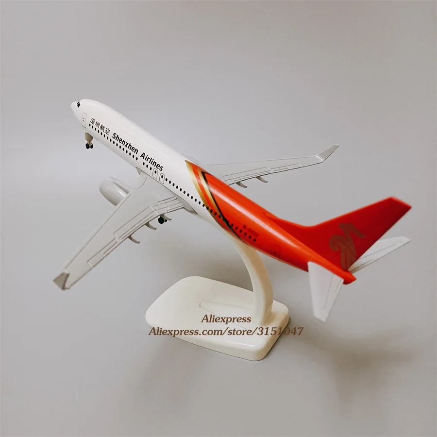 

NEW 20cm Alloy Metal China Air ShenZhen Airlines Boeing 737 B737 Airways Airplane Model Plane Model Diecast Aircraft w Wheels