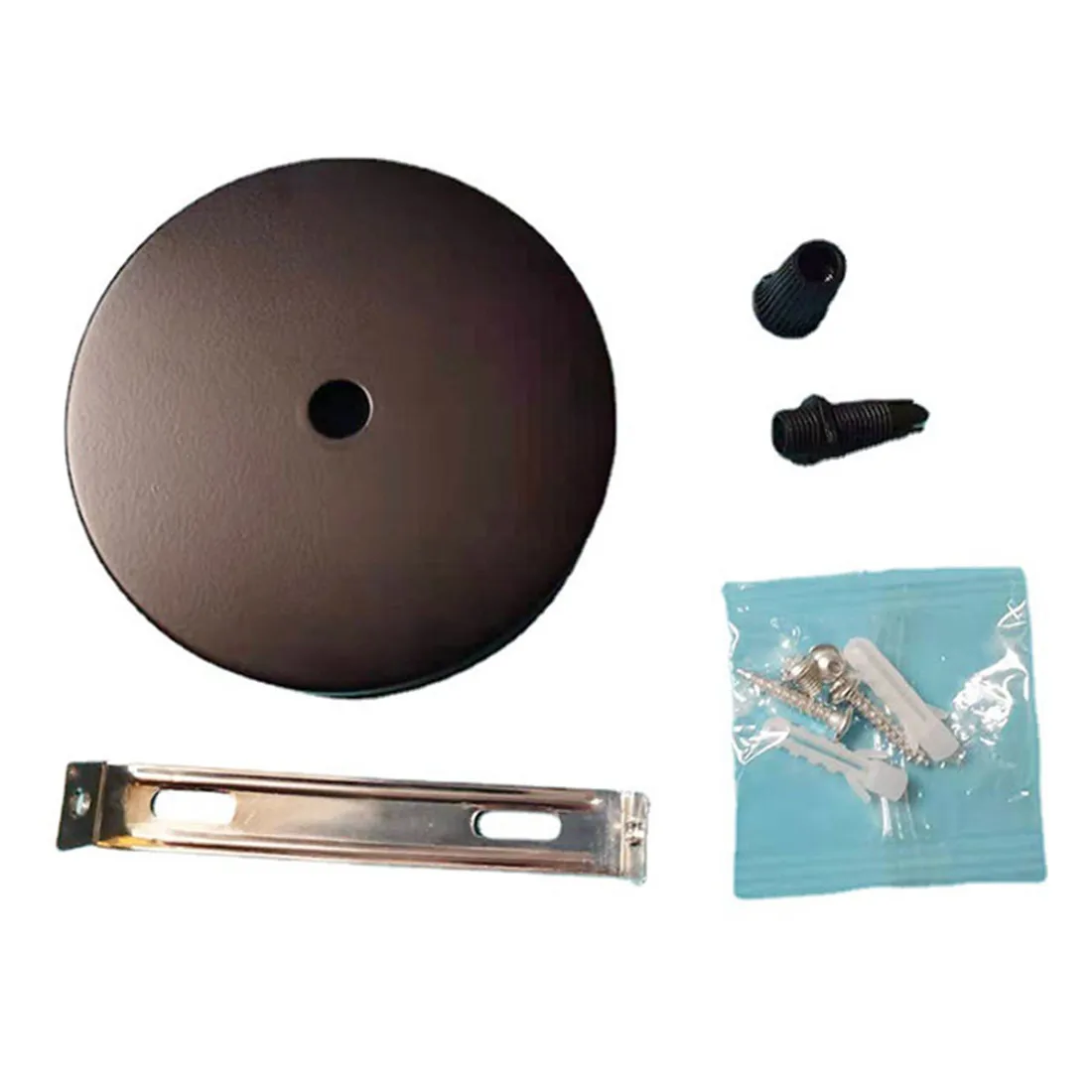 Kit Pendant Light Plate Cover With Strain Reliefs Cord Grips For Chandelier Pendant Lamp