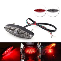 motorcycle rear tail stop red light lamp for dirt taillight rear lamp braking light auto accessories motorcycle decorative lamp