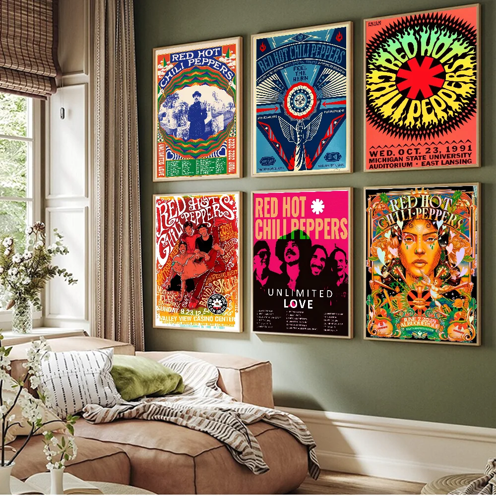 Красный горячий перец чили классический аниме-плакат необычная наклейка на