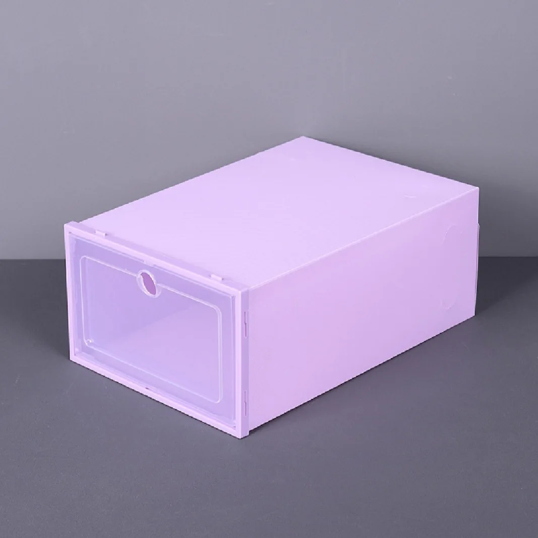 

J612 Household Drawer Type Dustproof Storage Shoe Box Plastic Foldable