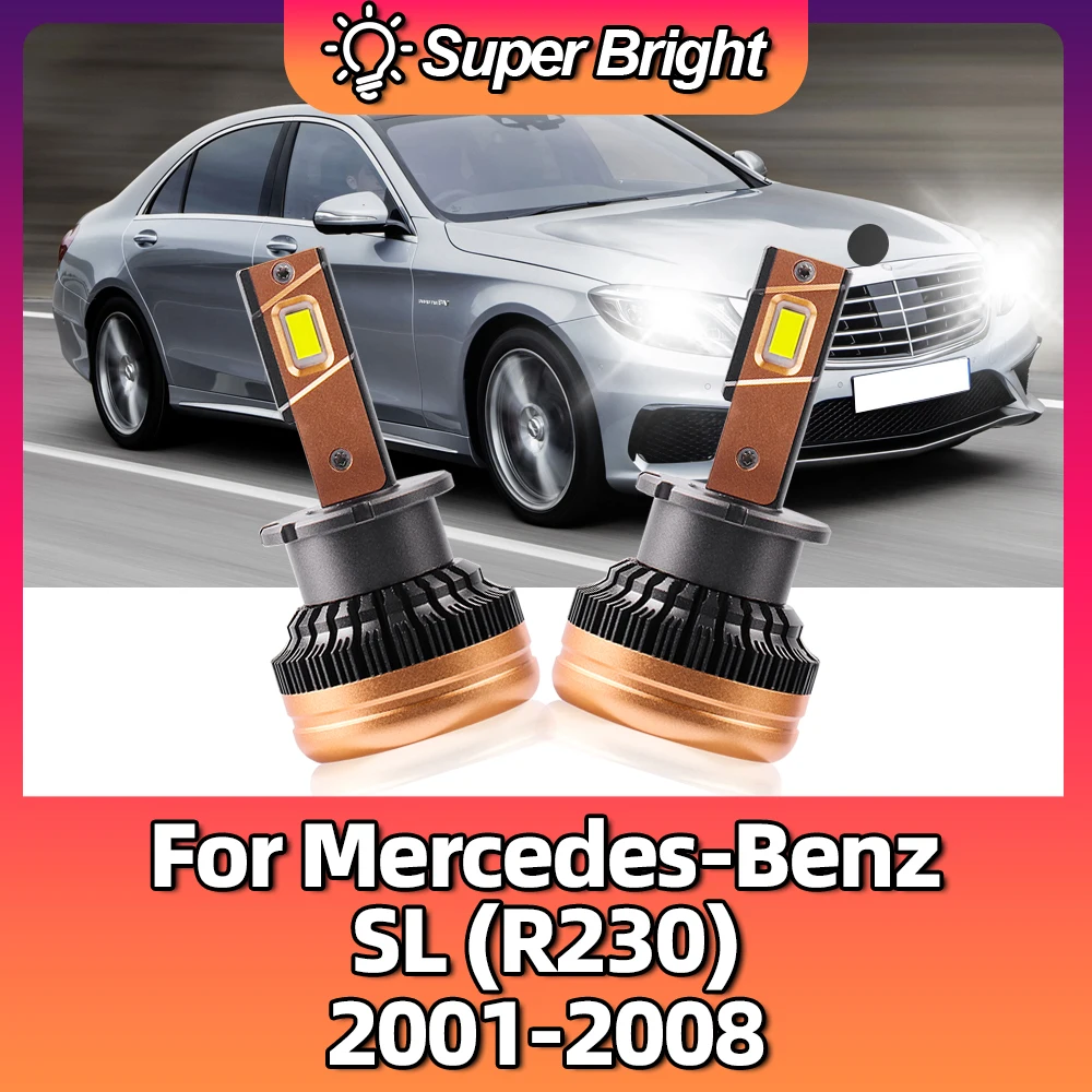 Светодиодные лампы для фар D2S CSP 2001 лм 90 Вт сверхъяркая лампа Mercedes-Benz SL (R230) 2002 2003 2004