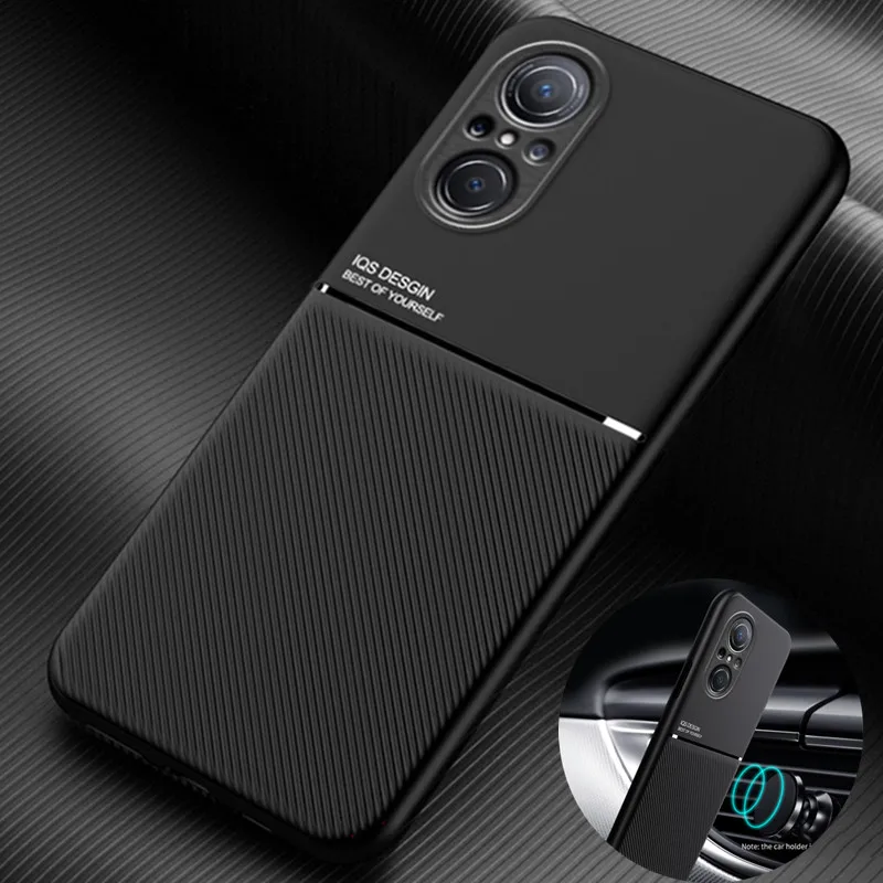 

Leather Magnetic Plate Phone Case For Huawei Hauwei Huawey Nova9 Nova 9 SE 9SE Nova9SE Soft Shockproof Bumper Back Cover Capa