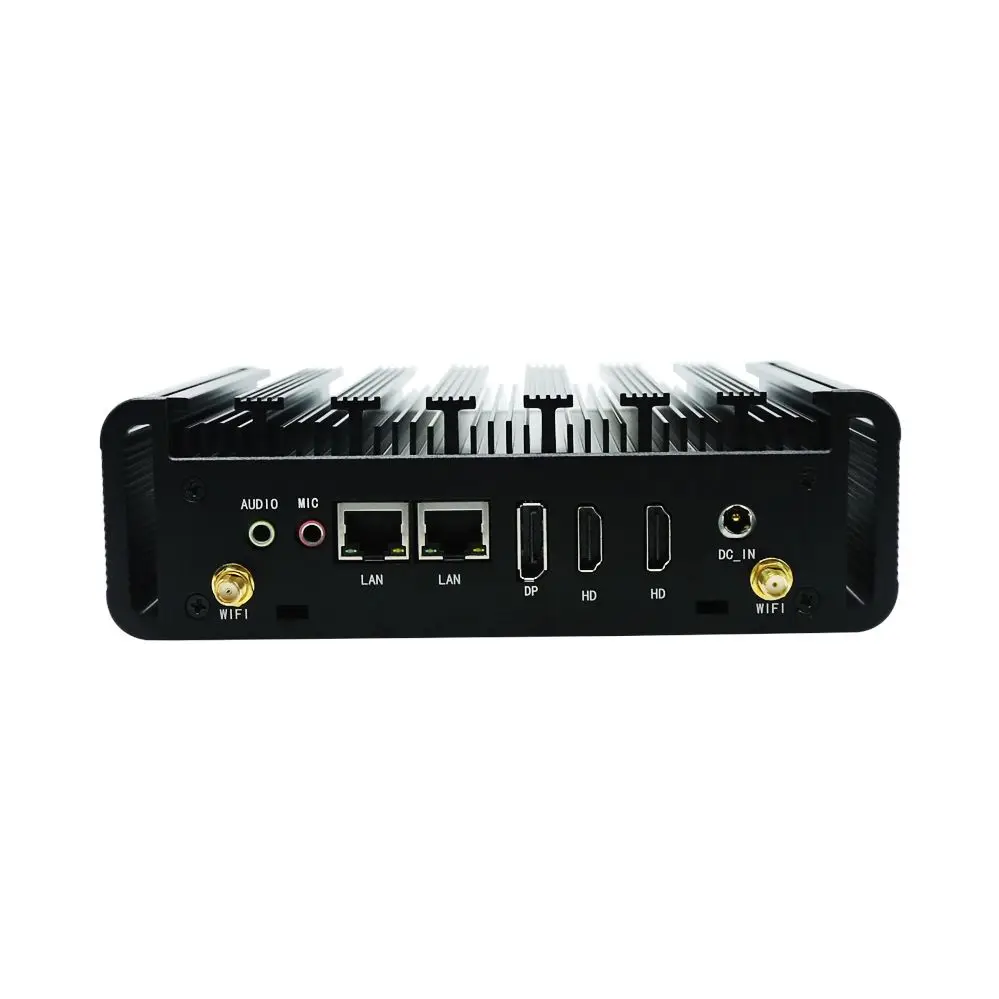 10-й безвентиляторный ПК Intel Core i7 10610U i5 10210U 10110U 2-лотный настольный мини-компьютер