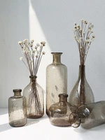 nordic style home decor glass vase dried flowers decorative vase flower vase living room home decoration minimalist decor gift