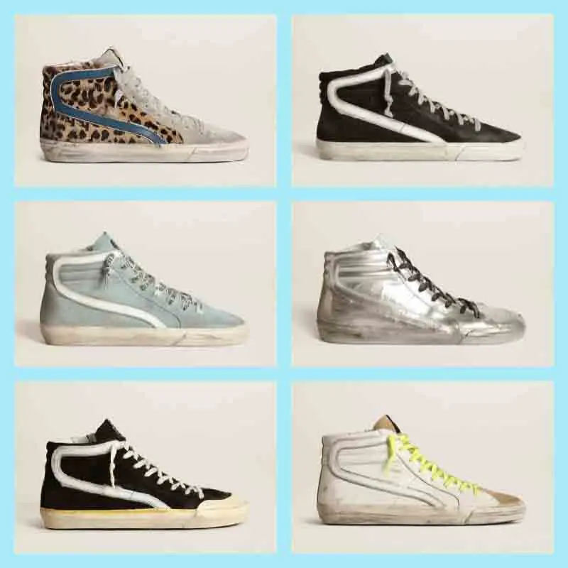 

Four Seasons New Parent-Child First Layer Leather Retro Custom Small Dirty Shoes High Top Series Sports Casual Shoes DF93