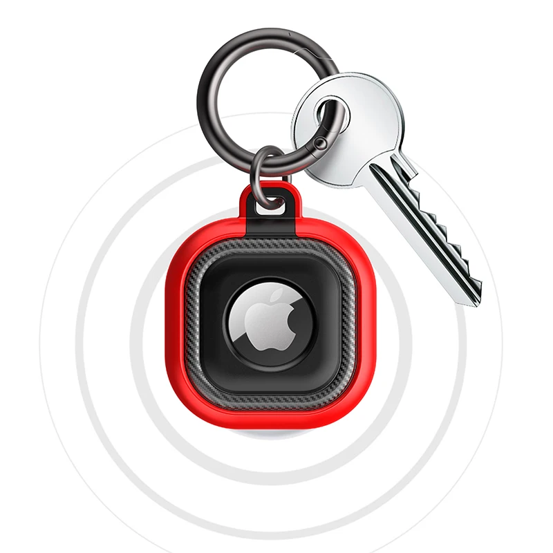 

Soft Compatible with Apple AirTag Case Protective Keychain Protector Cover for Accessories Key-Ring Dog or Cat Collar Finder GPS