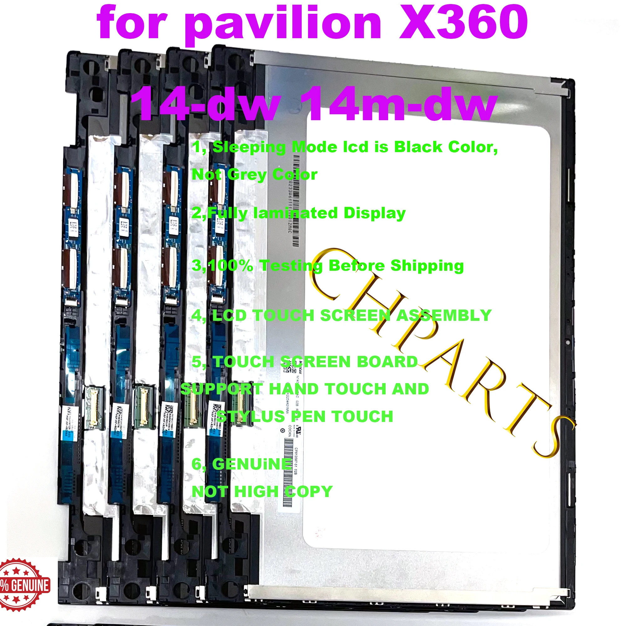 

14-дюймовый ЖК-дисплей для ноутбука HP Pavilion X360 14-DW 14M-DW