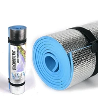 lightweight aluminum foil moisture pad picnic yoga mat indoor outdoor camping picnic beach blanket training accessories