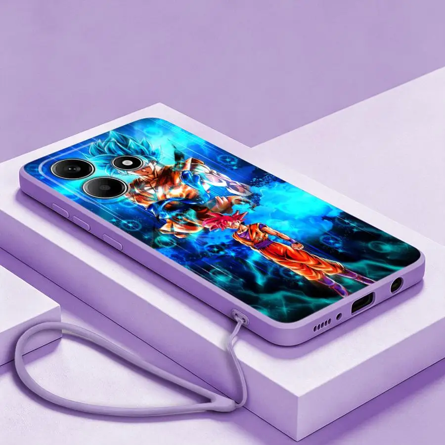 Чехол для Xiaomi Redmi 15A A3x 13C 14C A1 A5 9 8 A2 10 12C 15C K40 K60 с изображением Dragon Balls SSG Goku (art.: 3920dc6fe6c8d) - 3920dc6fe6c8d