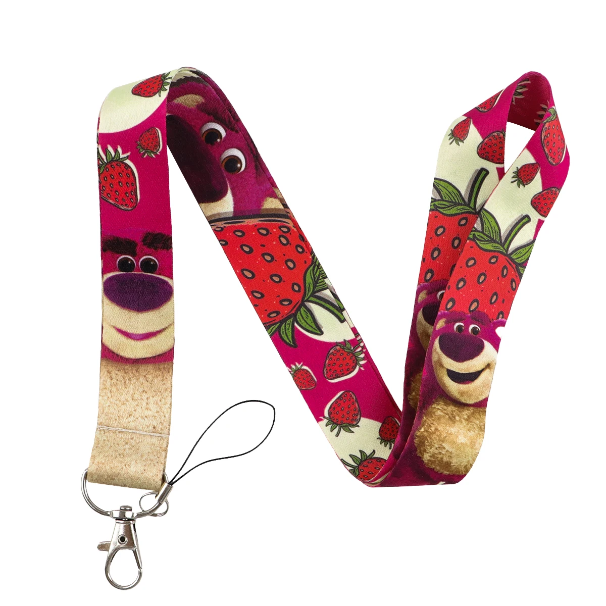 

MINISO Розовый брелок с аниме медведем