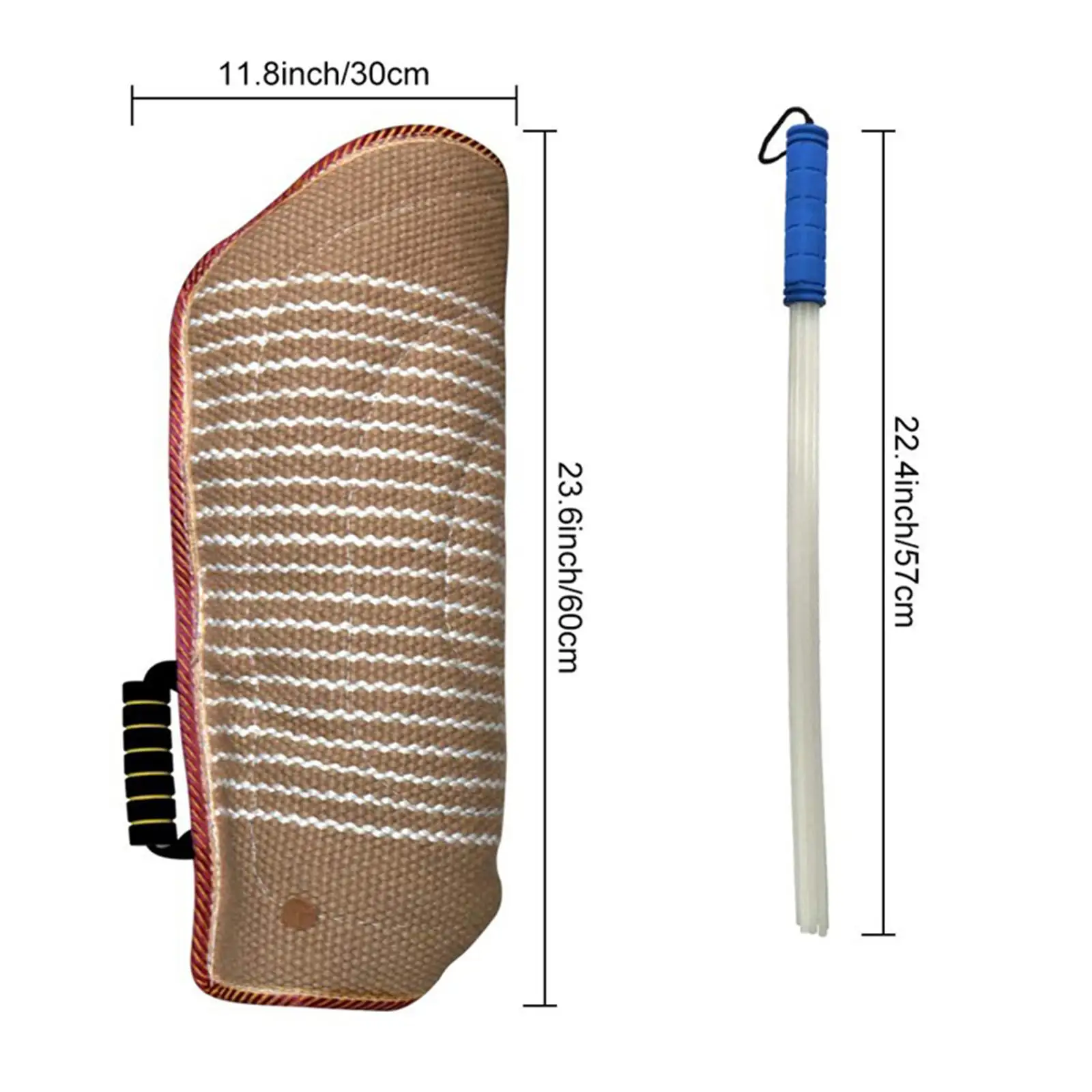 Dog Bite Sleeve Training Protector Equipment Whip Agitation Stick for German Shepherd Puppy Work Dog Chewing Playing Dog Bite Sleeve Training Protector Equipment Whip Agitation Stick for German Shepherd Puppy Work Dog Chewing Playing