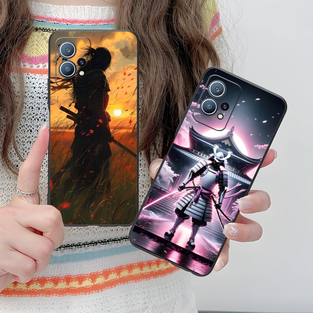 Чехол для мобильного телефона Bushido Samurai Huawei P60 P50 P40 P30 P20 P10 P9 P8 Pro Lite Plus черный мягкий