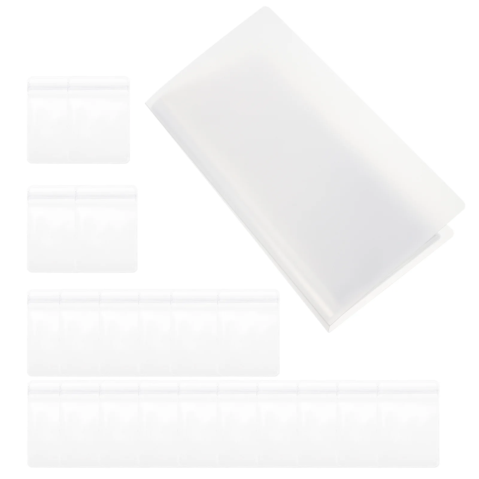 

1 Set Jewelry Storage Book Clear Album Type Jewelry Bag Jewelry Container