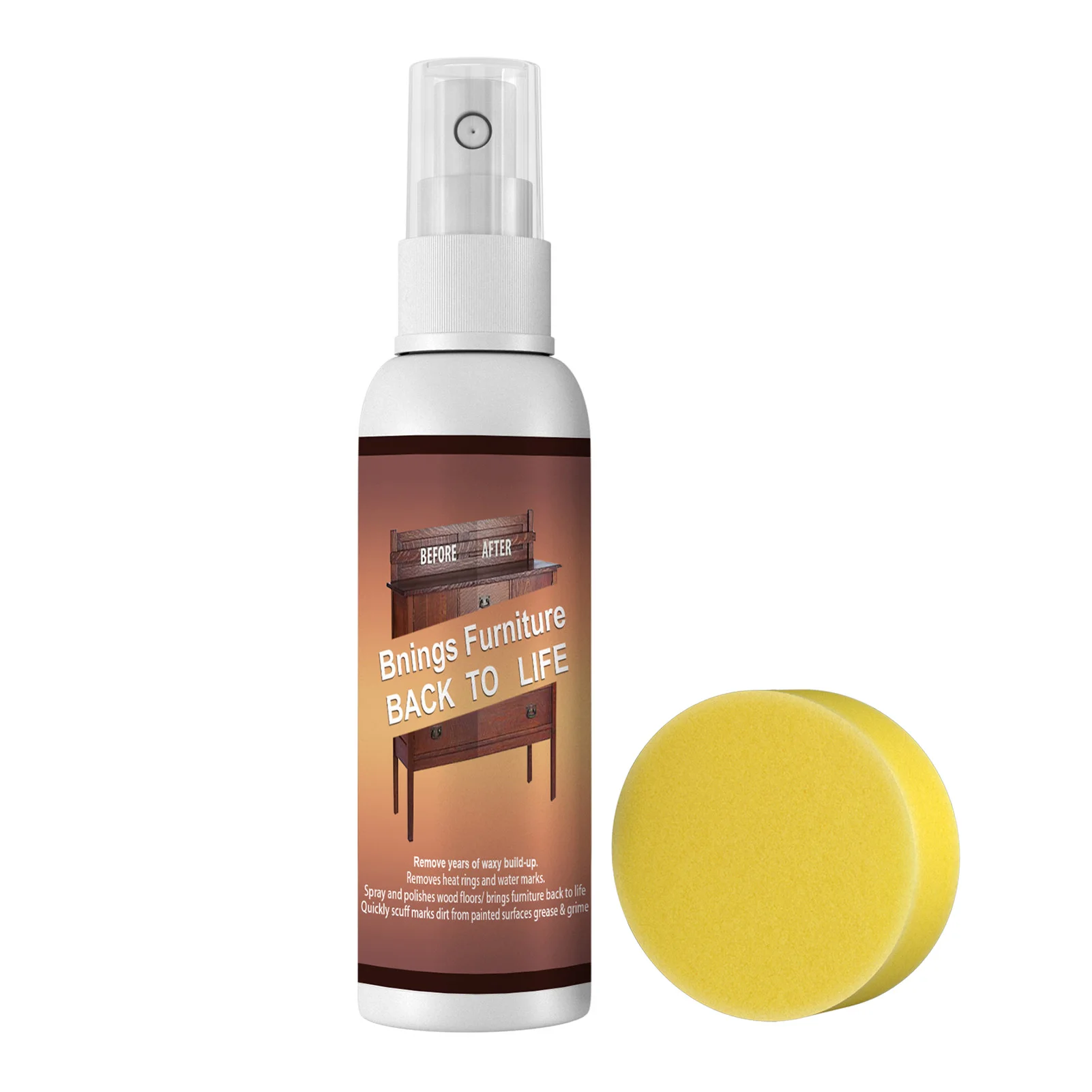 

Wood Furniture Polish Spray Cabinet Cleaning Spray Wood Restorer For Furniture Home Furnishing Scratch Cleaning Polishing Fluid