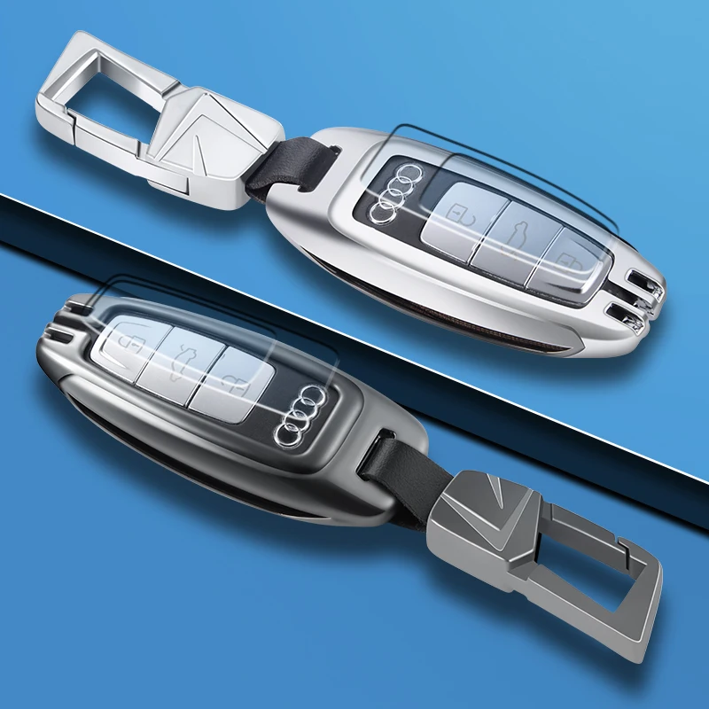 

Автомобильный чехол для ключей из цинкового сплава для Audi A3 A6 C8 A7 A8 Q7 Q5 Q8 2019-2021 S