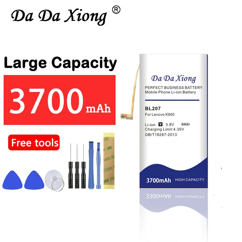 

DaDaXiong 3700mAh BL207 Battery For Lenovo K900 Replacement Mobile Phone