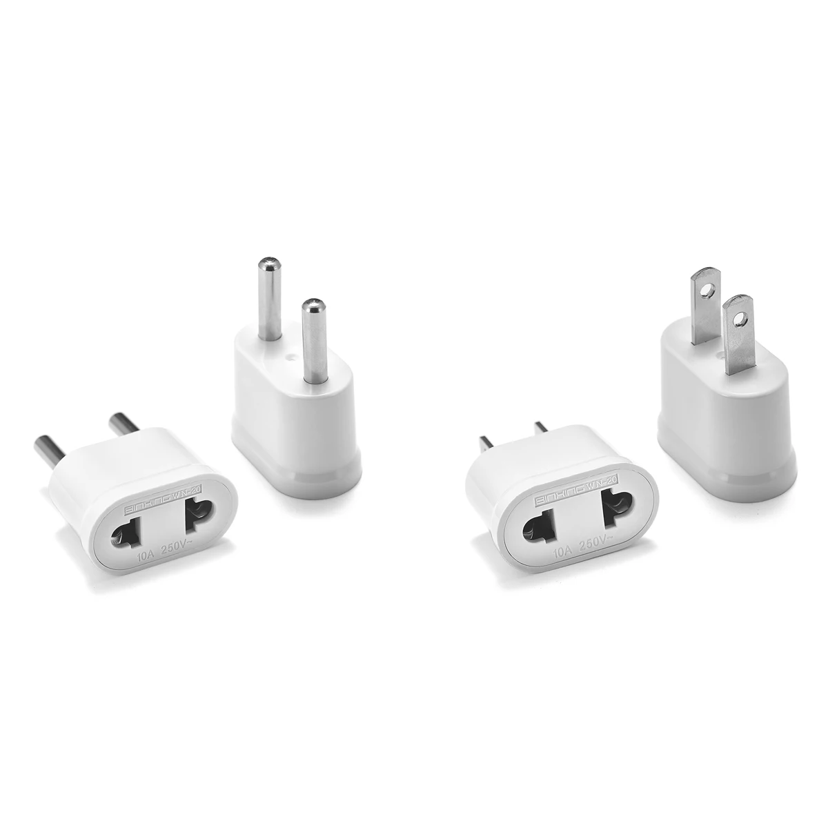 Переходник с американской на европейскую розетку, переходник с американской на европейскую, дорожный адаптер с европейской на американскую, розетки для зарядного устройства