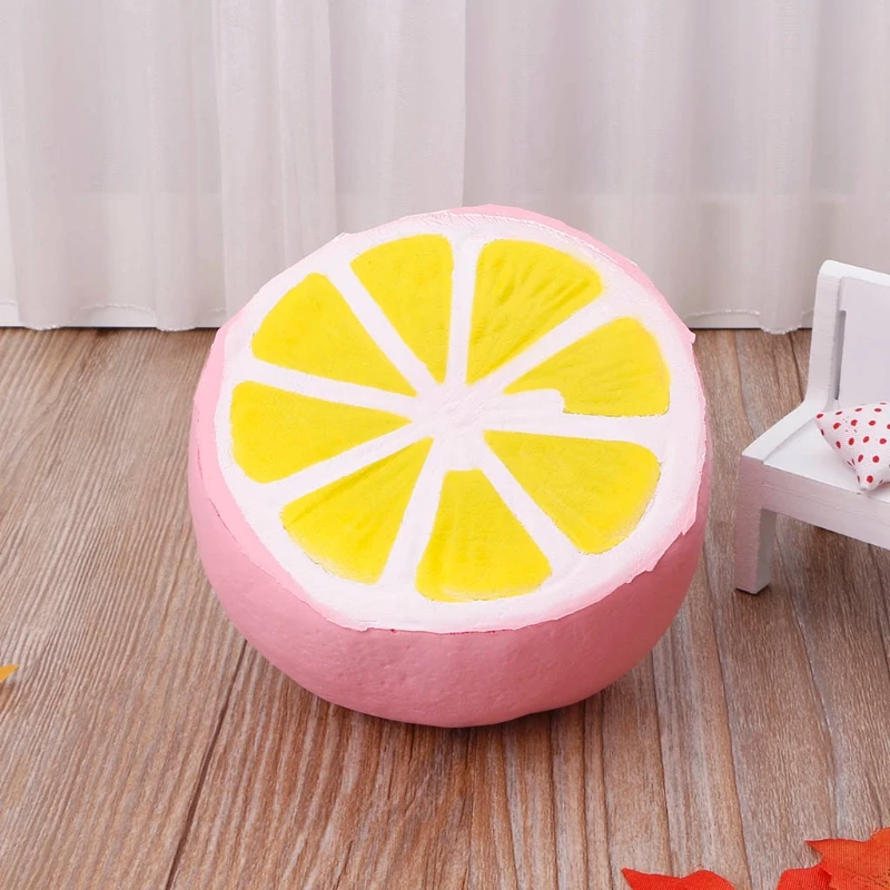 

11CM Simulation Half a lemon Squishy Fruit Toy Slow Rising Squeeze for Do