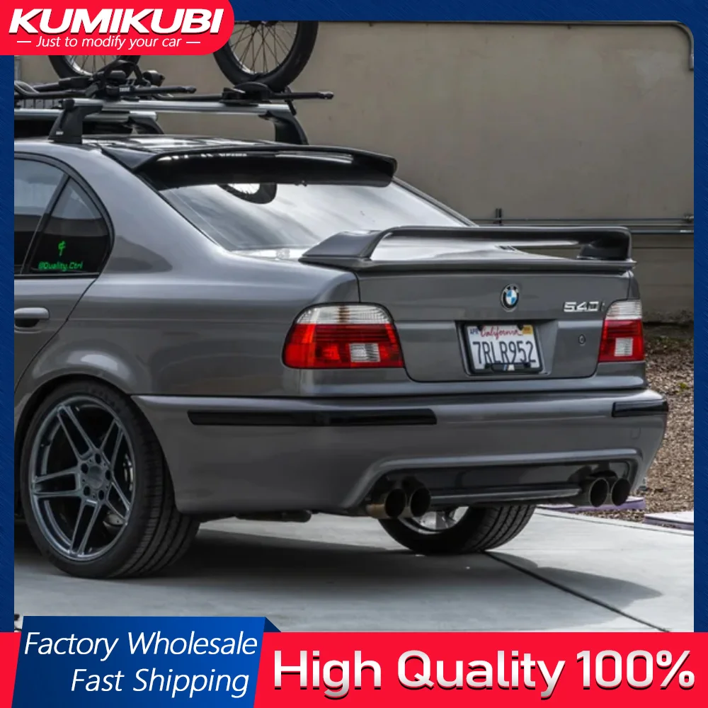 

Спойлер для BMW 5 серии E39 1997-2003, АБС-пластик, матовый черный или глянцевый черный спойлер для BMW E39 M5, заднее крыло GT