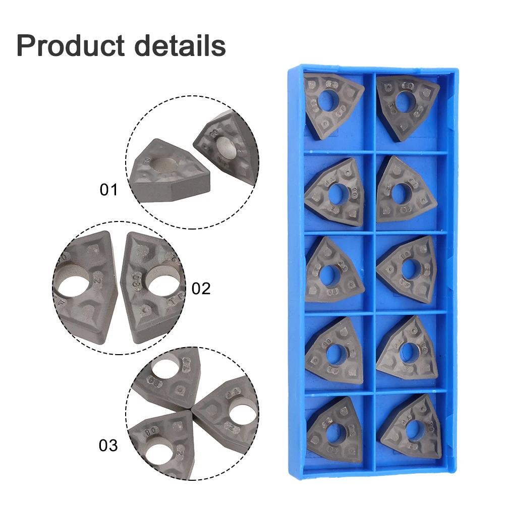 

10pcs ISCAR WNMG432-TF WNMG080408-TFIC907 CNC Carbide Inserts Kit Carbide WNMG080408-TF Insert Set Toolholding