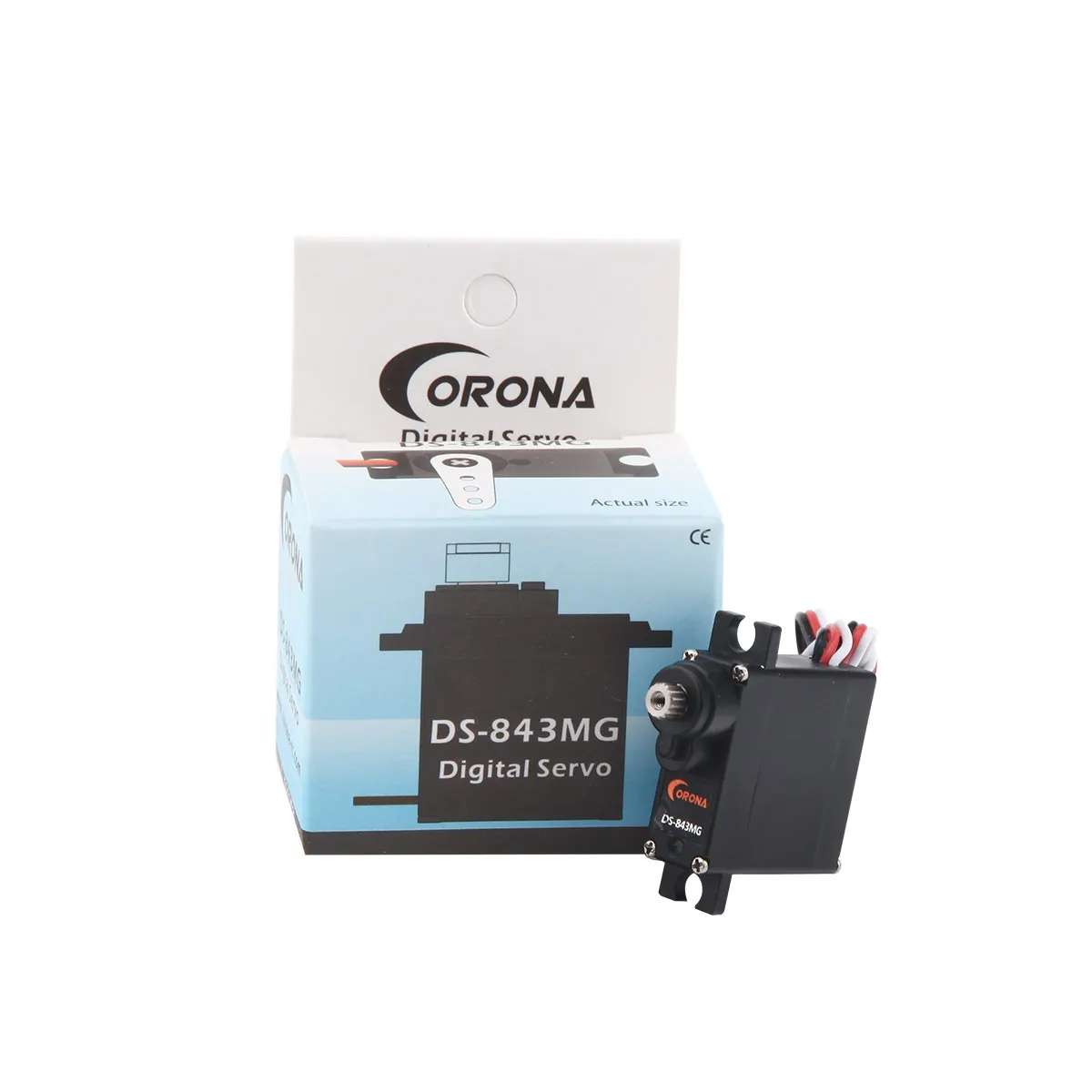 1 шт. Corona Servo Мини Металл высокий крутящий момент цифровой микро серво для RC Самолет DS-843MG