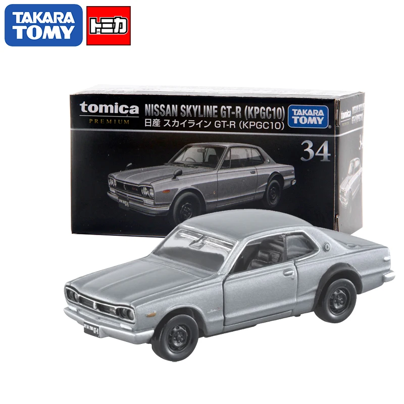 

Takara Tomy Tomica Nissan Skyline GT-R(KPGC10) Tp34 Sports Car Black Box Series Alloy Premium Collectable Model Ornament Kid Toy