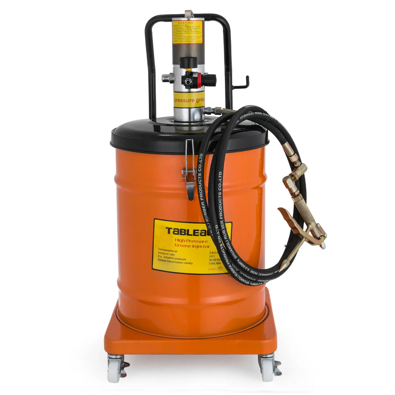 

10 Gallon Grease Pump Air Pneumatic 40L 50:1 Pressure Ratio Spray Gun