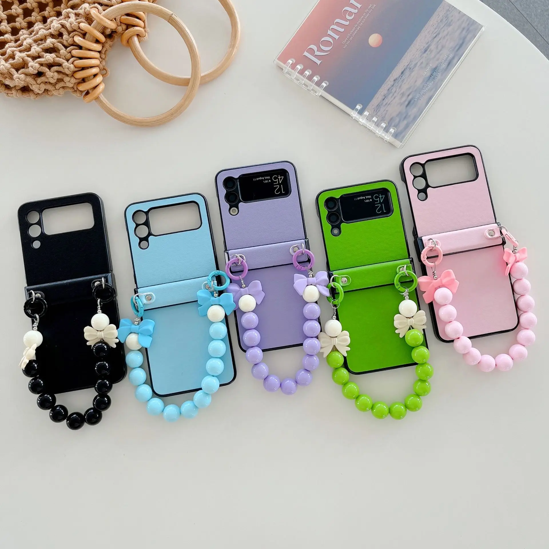 

For Sam-sung Galaxy Z Flip 4 Case For SM-F7210 Case With Lanyard Case