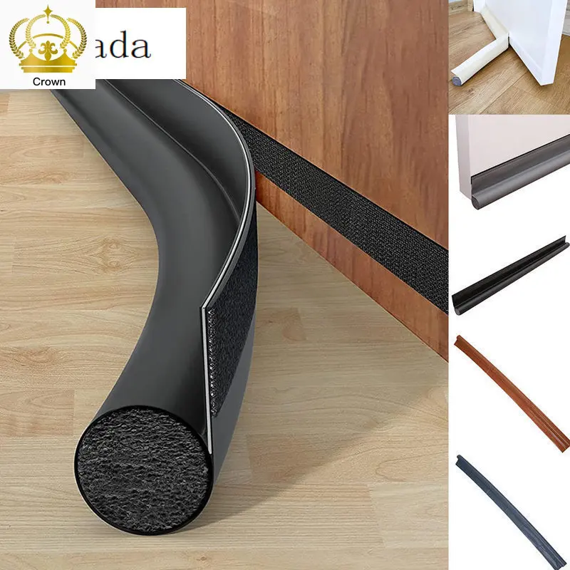 

Door Bottoom Draft Stopper Adjustable Door Sweep Under Door Draft Blocker Insulator Weatherstrip House Acoustic Foam Seal Strip