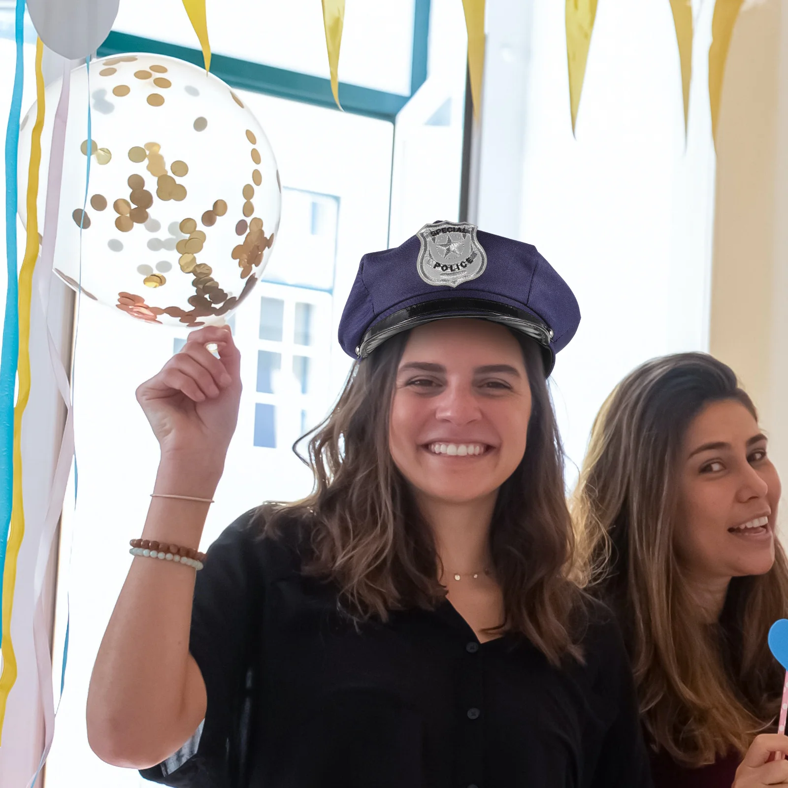 Полицейская кепка из 2 предметов синяя шляпа аксессуары для косплея полицейские