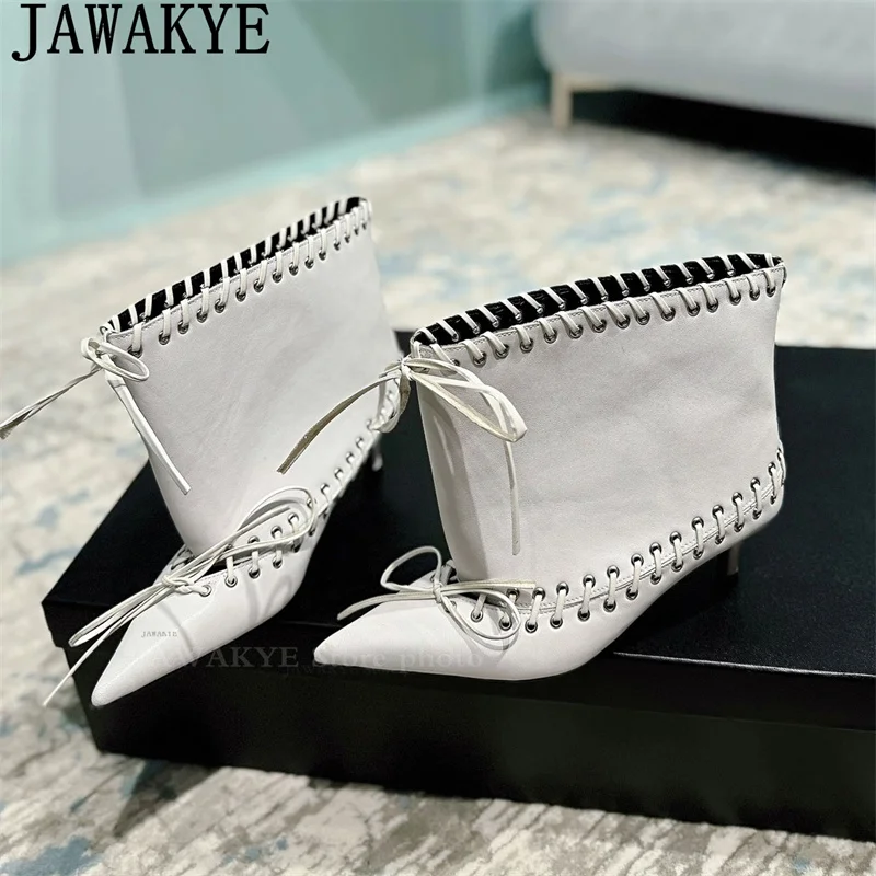 Женские сапоги-Челси из натуральной кожи черные белые сапоги до колена с острым