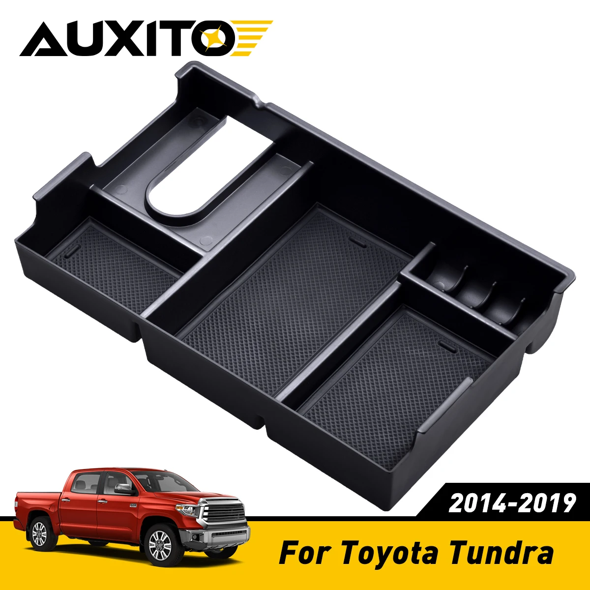 

Car Armrest Storage Box Tray For Toyota Tundra 2014 2015 2016 2017 2018 2019 Car Center Console Organizer Interior Containers
