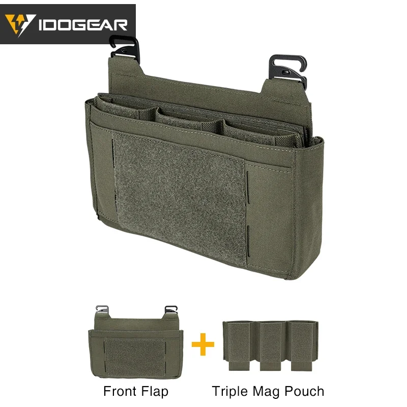 IDOGEAR Tactical DOPE Сумка с передним клапаном на переднюю панель FCPC FCSK Стиль тройным