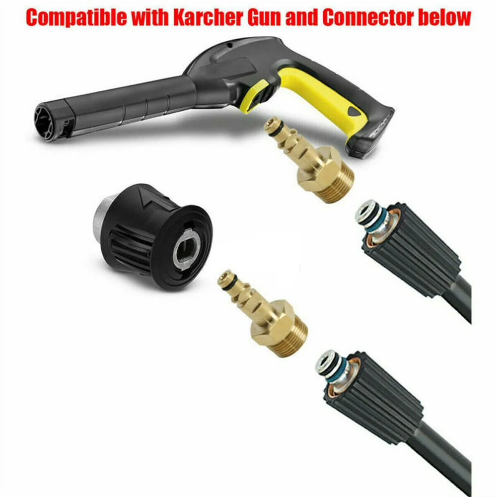 

Резьбовой Адаптер для мойки высокого давления K22 мм для серии K, мойка, шланг, труба, быстрый соединитель, преобразователь, латунный адаптер