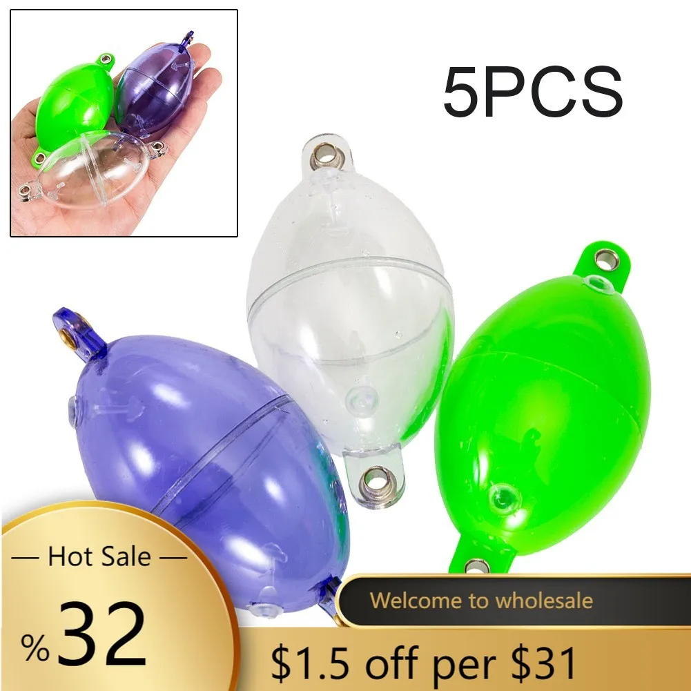 

5pcs Bubble Floats Sea Carp Coarse Surface Controller Fishing Fishing Float Ball PVC White/Green/Purple Fishing Float Tools