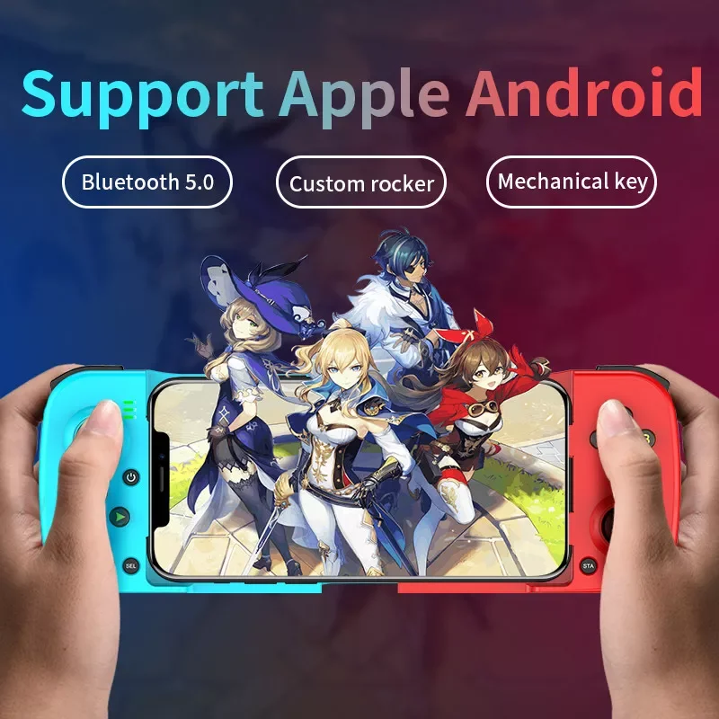 

Wireless Bluetooth-compatible Game Controller Telescopic Gamepad Joystick For Samsung/Xiaomi/iPhone for Android/IOS for PUBG
