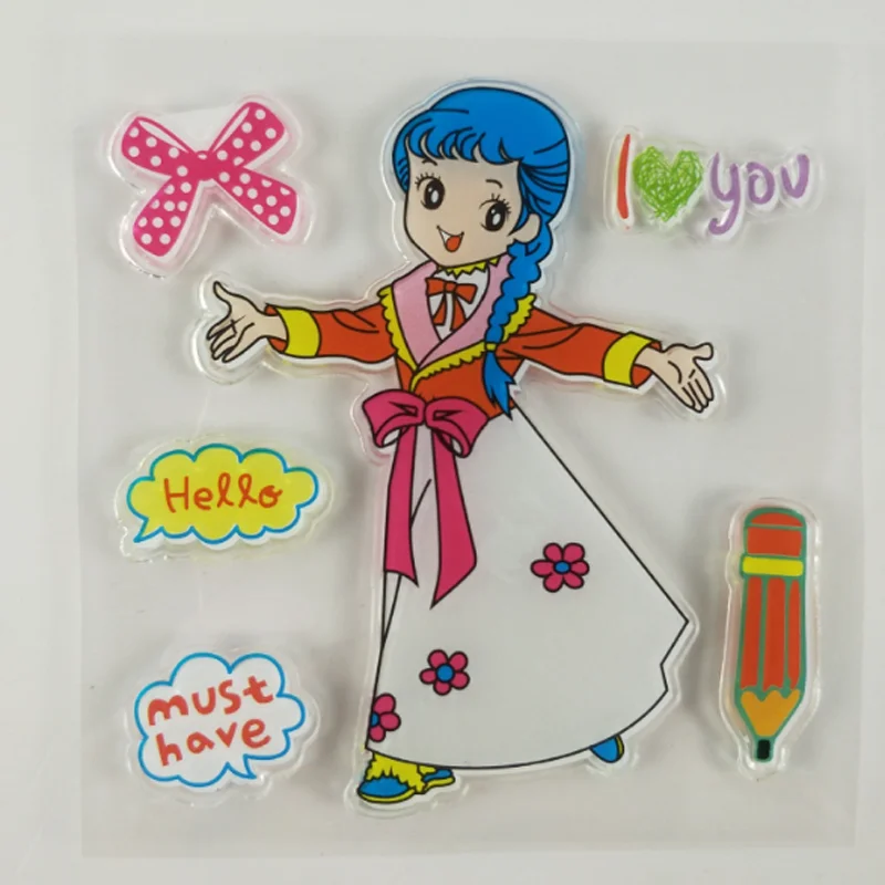 Рисунок 5 - Цветные Резиновые Марки в оплетке для девочек