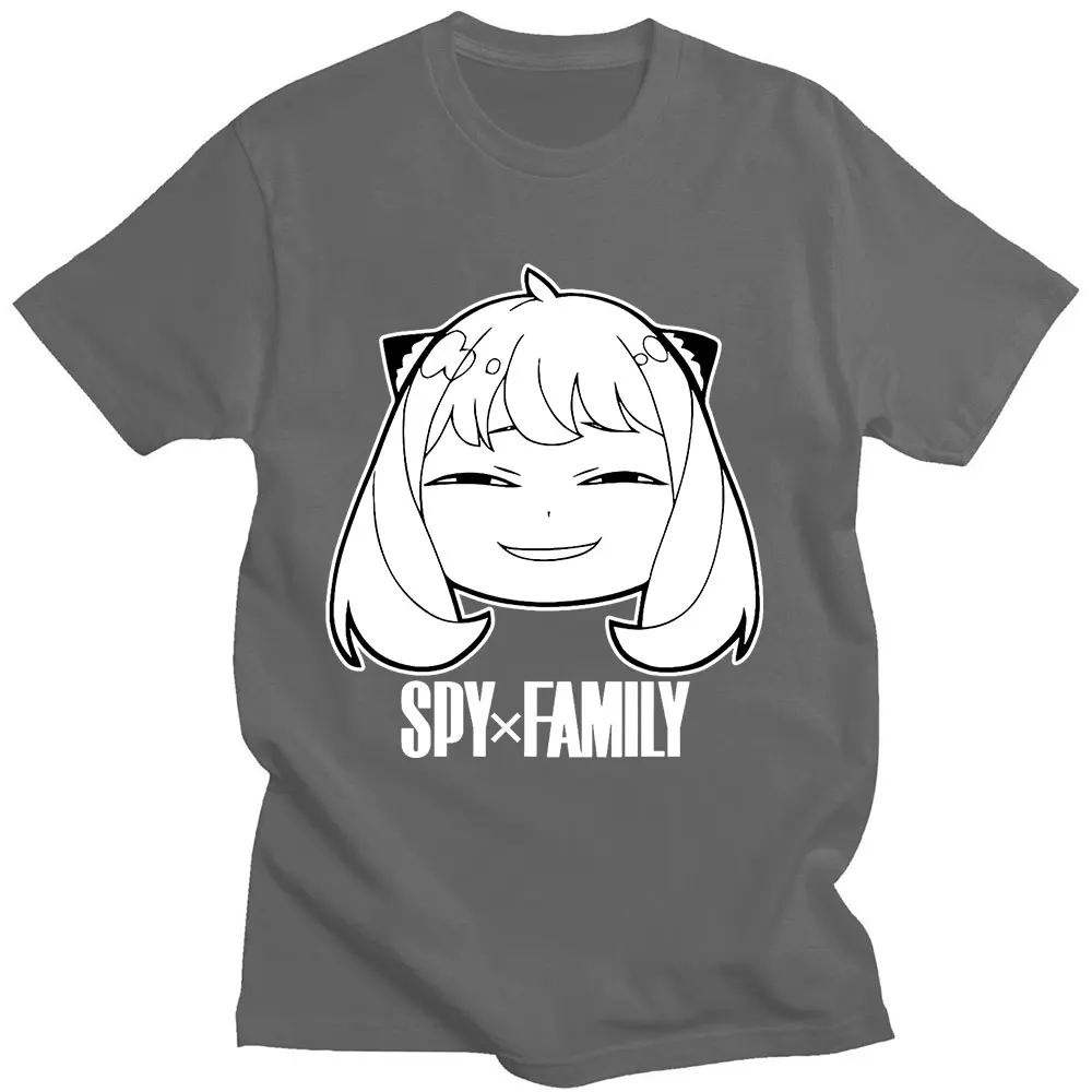 

Anime Spy X Family Anya Forger Graphics T-Shirt Manga Short Sleeve T-shirts Oversized Unisex Summer Man Cotton Tee Shirt Cosplay