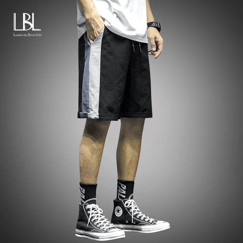 

Men Elastic Drawstring Trunk Fitness Streetwear Casual Breathable Gym Shorts Loose Hip Cargo Shorts Summer Shorts Mens Clothing