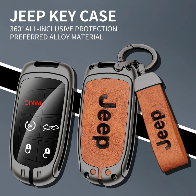 2022 New Alloy+Leather Car Key	